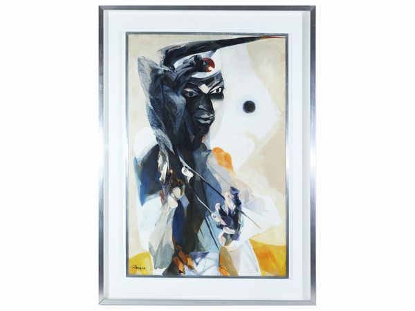 Ennio Calabria : Ricordo di Nehru 1965  - Asta Arte Moderna e Contemporanea - Associazione Nazionale - Case d'Asta italiane