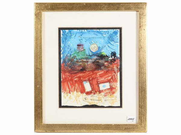 MARIO SCHIFANO : Paesaggio  - Asta Arte Moderna e Contemporanea - Associazione Nazionale - Case d'Asta italiane