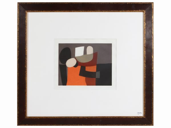 AFRO BASALDELLA : Composizione, da Les Fleurs du Mal  - Asta Arte Moderna e Contemporanea - Associazione Nazionale - Case d'Asta italiane