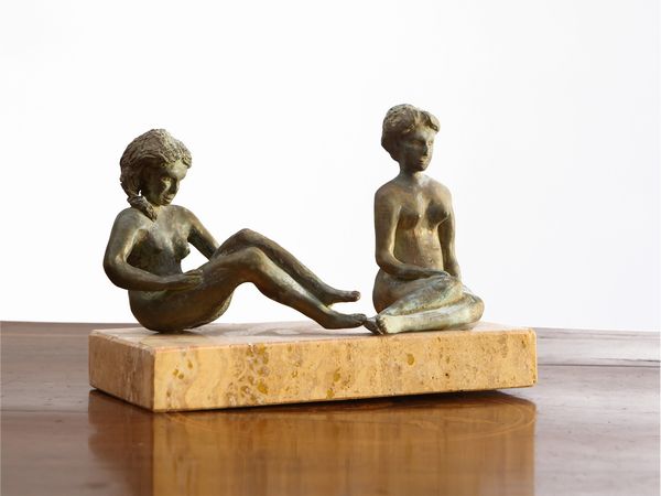 Claudio Parigi : Le sorelle etrusche 2007  - Asta Arte Moderna e Contemporanea - Associazione Nazionale - Case d'Asta italiane