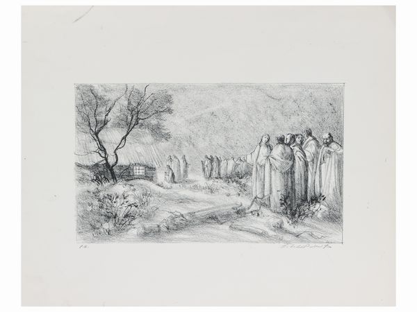 Silvestro Pistolesi : La cometa  - Asta Arte Moderna e Contemporanea - Associazione Nazionale - Case d'Asta italiane