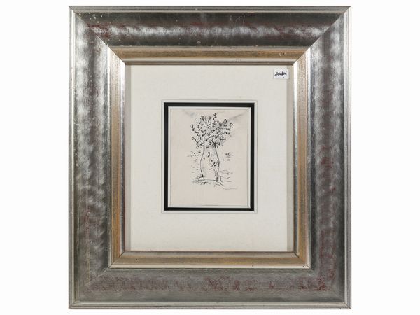 Orfeo Tamburi : Vaso di fiori  - Asta Arte Moderna e Contemporanea - Associazione Nazionale - Case d'Asta italiane