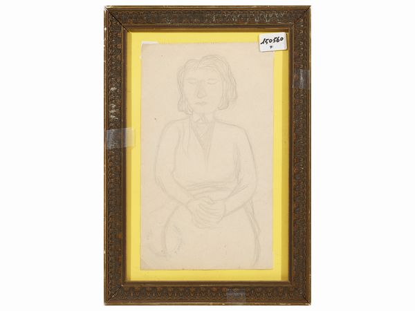 Atanasio Soldati : Figura femminile  - Asta Arte Moderna e Contemporanea - Associazione Nazionale - Case d'Asta italiane