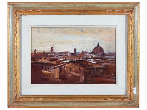 Norberto Martini : Veduta di Firenze  - Asta Arte Moderna e Contemporanea - Associazione Nazionale - Case d'Asta italiane