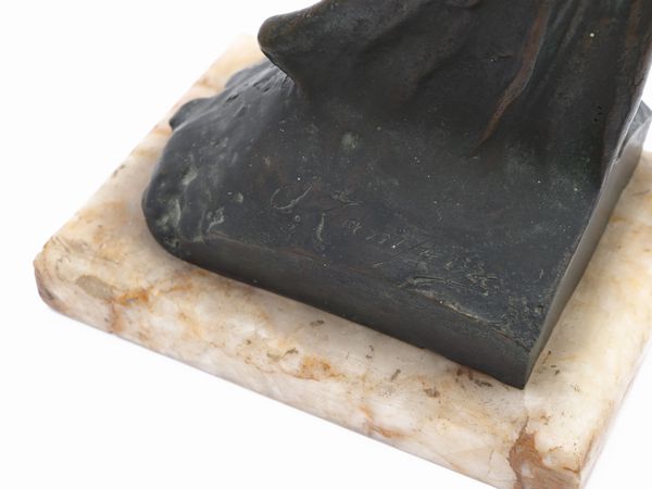 Oreste Zampieri : Figura femminile  - Asta Arte Moderna e Contemporanea - Associazione Nazionale - Case d'Asta italiane