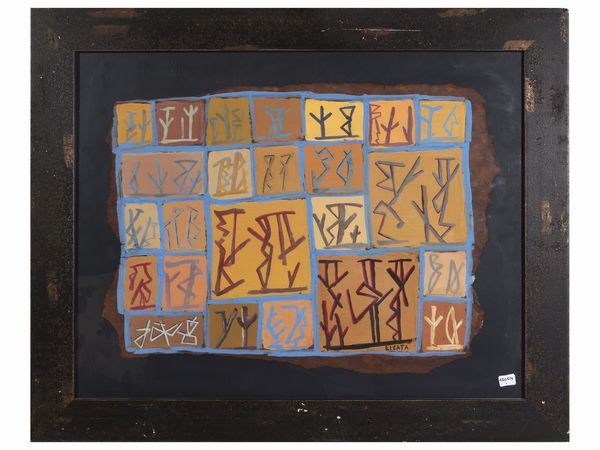 RICCARDO LICATA : Composizione  - Asta Arte Moderna e Contemporanea - Associazione Nazionale - Case d'Asta italiane