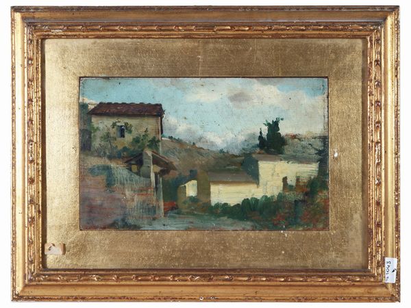 Scuola toscana : Dintorni di Firenze  - Asta Arte Moderna e Contemporanea - Associazione Nazionale - Case d'Asta italiane