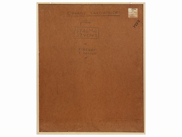 Dyalma Stultus : Giovane cacciatrice Anni Sessanta  - Asta Arte Moderna e Contemporanea - Associazione Nazionale - Case d'Asta italiane