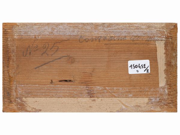 Ruggero Focardi : Cane da pagliaio - Contadino a riposo  - Asta Arte Moderna e Contemporanea - Associazione Nazionale - Case d'Asta italiane