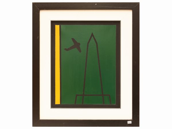 FRANCO ANGELI : Tracce  - Asta Arte Moderna e Contemporanea - Associazione Nazionale - Case d'Asta italiane