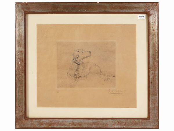 Giuseppe Viviani : Cagnolino 1929  - Asta Arte Moderna e Contemporanea - Associazione Nazionale - Case d'Asta italiane