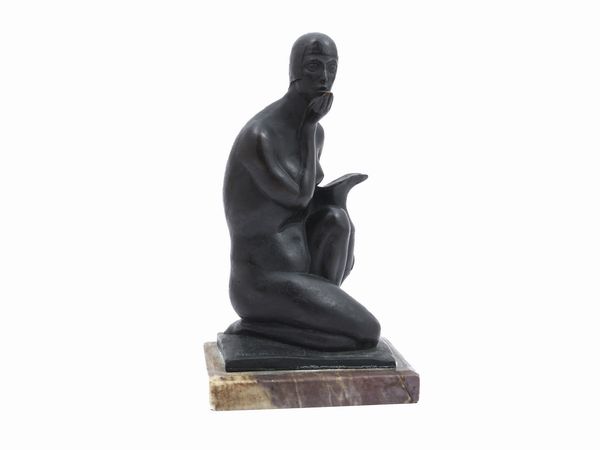 Nudo femminile con anfora  - Asta Arte Moderna e Contemporanea - Associazione Nazionale - Case d'Asta italiane