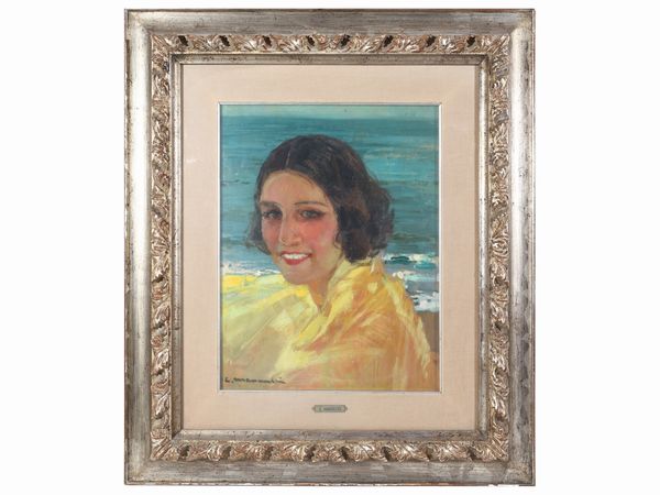 Cipriano Mannucci : Le Voile Jaune  - Asta Arte Moderna e Contemporanea - Associazione Nazionale - Case d'Asta italiane