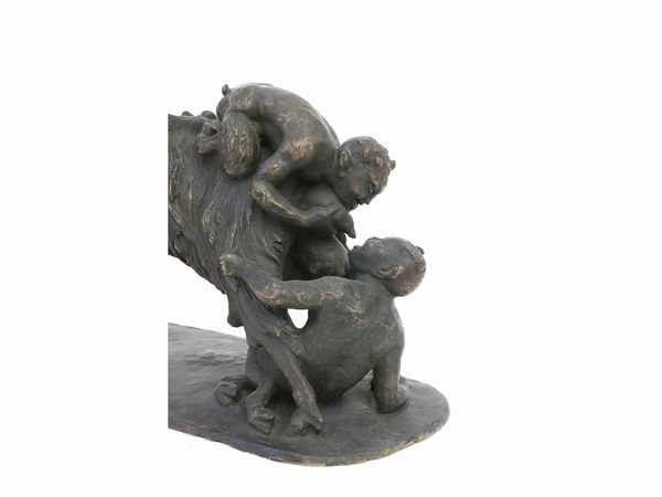 Fauni e capra  - Asta Arte Moderna e Contemporanea - Associazione Nazionale - Case d'Asta italiane
