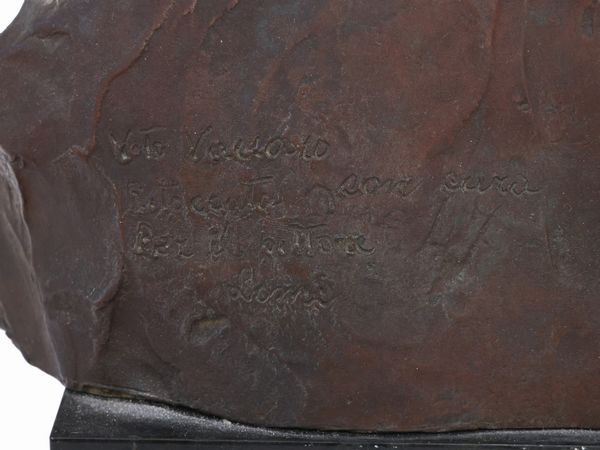 Vito Vaccaro : Testa di bambino  - Asta Arte Moderna e Contemporanea - Associazione Nazionale - Case d'Asta italiane