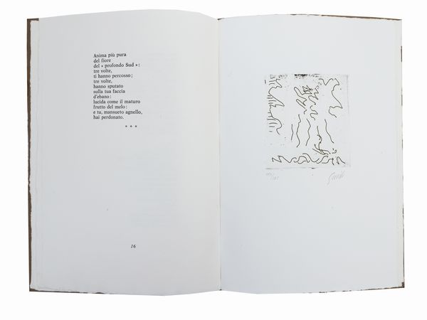 VIRGILIO GUIDI : Quattro libri d'artista  - Asta Arte Moderna e Contemporanea - Associazione Nazionale - Case d'Asta italiane