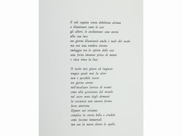 VIRGILIO GUIDI : Quattro libri d'artista  - Asta Arte Moderna e Contemporanea - Associazione Nazionale - Case d'Asta italiane