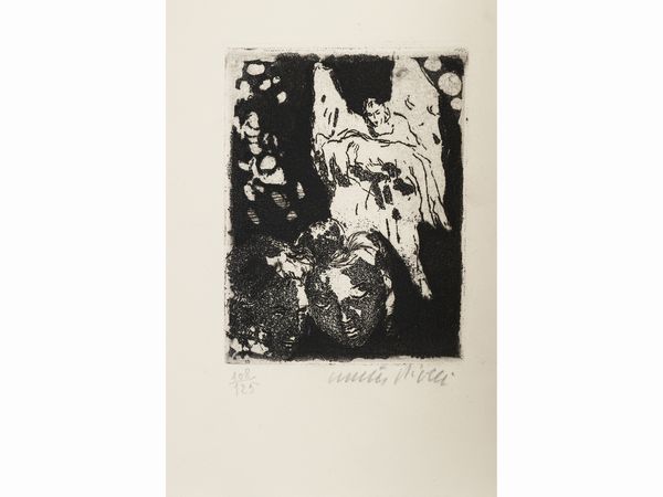 WALTER PIACESI : Quattro libri d'artista  - Asta Arte Moderna e Contemporanea - Associazione Nazionale - Case d'Asta italiane