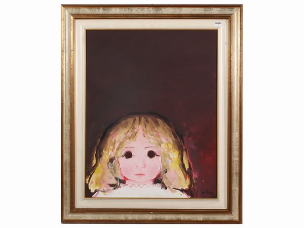 Sergio Altieri : Bambina  - Asta Arte Moderna e Contemporanea - Associazione Nazionale - Case d'Asta italiane