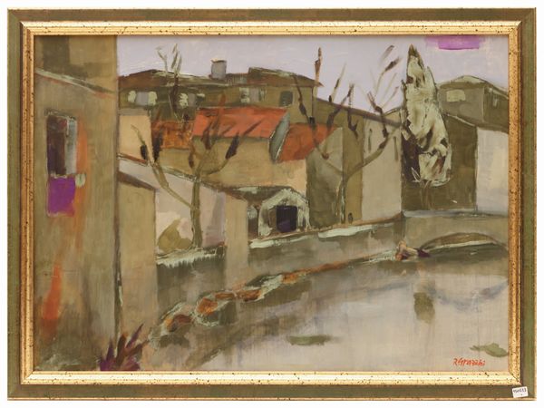 Renzo Grazzini : Paesaggio  - Asta Arte Moderna e Contemporanea - Associazione Nazionale - Case d'Asta italiane