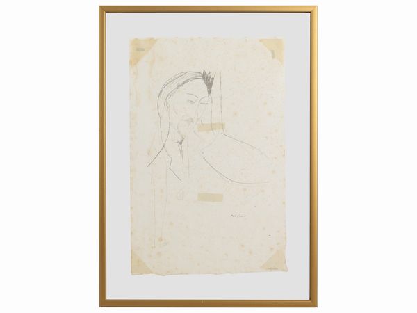 Ritratto di Leopold Zborowski, da Amedeo Modigliani  - Asta Arte Moderna e Contemporanea - Associazione Nazionale - Case d'Asta italiane
