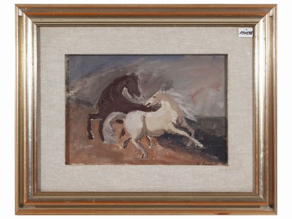 Anna Romano : Cavalli  - Asta Arte Moderna e Contemporanea - Associazione Nazionale - Case d'Asta italiane