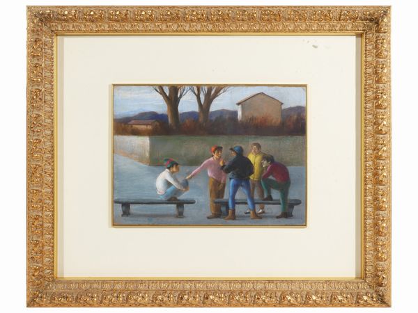 Nino Tirinnanzi : Figure 1981  - Asta Arte Moderna e Contemporanea - Associazione Nazionale - Case d'Asta italiane