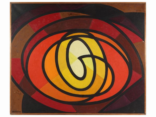 Osvaldo Medici Del Vascello : Il fuoco Le feu 1959  - Asta Arte Moderna e Contemporanea - Associazione Nazionale - Case d'Asta italiane