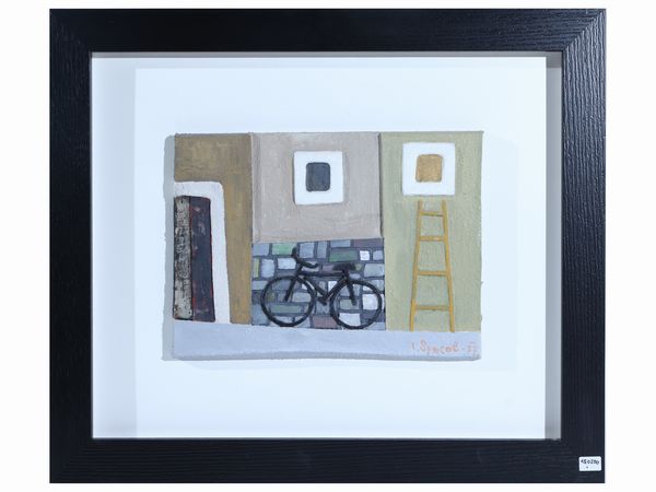 LUIGI SPACAL : Incontro segreto 1977  - Asta Arte Moderna e Contemporanea - Associazione Nazionale - Case d'Asta italiane