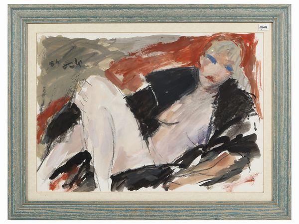 Bruno Paoli : Nudo femminile 1984  - Asta Arte Moderna e Contemporanea - Associazione Nazionale - Case d'Asta italiane