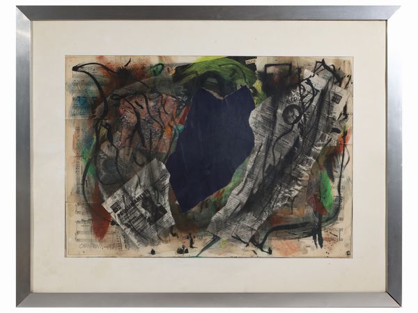 Arturo Carmassi : Senza titolo 1981  - Asta Arte Moderna e Contemporanea - Associazione Nazionale - Case d'Asta italiane