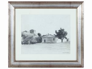 Nino Tirinnanzi - Scorcio di casolare