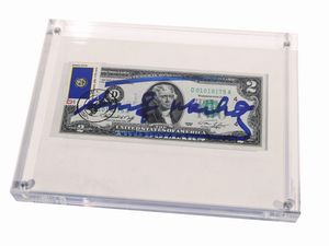 Andy Warhol - Two dollars Thomas Jefferson, 1976