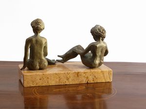 Claudio Parigi : Le sorelle etrusche 2007  - Asta Arte Moderna e Contemporanea - Associazione Nazionale - Case d'Asta italiane