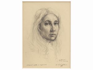 Silvestro Pistolesi - Ragazza messicana - Studio di ritratto per composizione