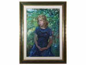 Paolo Ghiglia - Ritratto di fanciulla