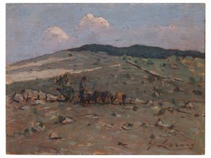 Giovanni Lomi - Pascolo su Carso