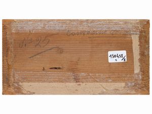 Ruggero Focardi : Cane da pagliaio - Contadino a riposo  - Asta Arte Moderna e Contemporanea - Associazione Nazionale - Case d'Asta italiane