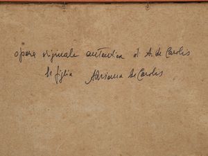 ADOLFO DE CAROLIS : Studio per il quadro e la xilografia L'urlo di Achille 1907  - Asta Arte Moderna e Contemporanea - Associazione Nazionale - Case d'Asta italiane