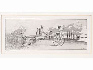 Max Klinger - Orso e Ninfa - Sul mare - Centauri in lotta - Cupido, la morte e l'aldil