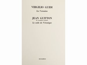 VIRGILIO GUIDI : Quattro libri d'artista  - Asta Arte Moderna e Contemporanea - Associazione Nazionale - Case d'Asta italiane