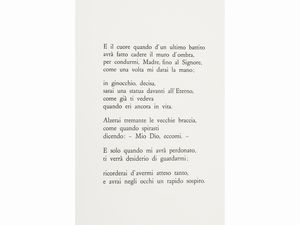 WALTER PIACESI : Quattro libri d'artista  - Asta Arte Moderna e Contemporanea - Associazione Nazionale - Case d'Asta italiane