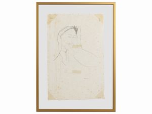 Ritratto di Leopold Zborowski, da Amedeo Modigliani  - Asta Arte Moderna e Contemporanea - Associazione Nazionale - Case d'Asta italiane