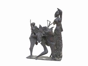 PLINIO TAMMARO - Scena di Tauromachia 1963