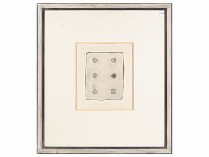 GIULIO TURCATO - Composizione con monete