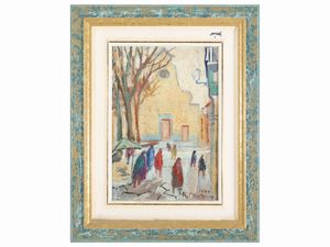 Rodolfo Marma - Veduta di Piazza Santo Spirito