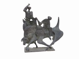 PLINIO TAMMARO - Scena di Tauromachia 1963