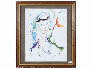 Ernesto Treccani - Ritratto femminile