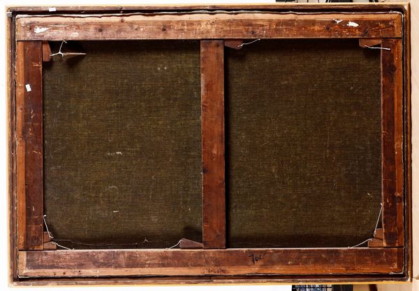 Scuola romana del XVIII secolo Paesaggio con cavaliere  - Asta Dipinti Antichi - Associazione Nazionale - Case d'Asta italiane