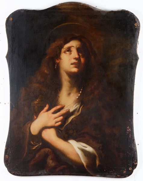 Luca Giordano, Ambito di : Maddalena penitente  - Asta Dipinti Antichi - Associazione Nazionale - Case d'Asta italiane